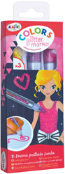 Aladine Glitzermarker Modeset für Kinder - Kreative Stifte
