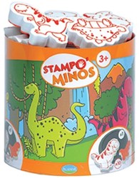 Aladine Dinosaurier Schaumstempel - Kreatives Spielzeugset für Kinder