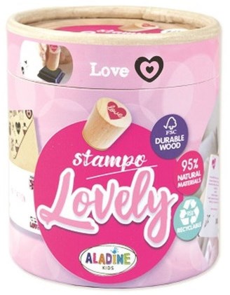 Aladine Stempelset FSC Holzstempel kreatives Spielzeug