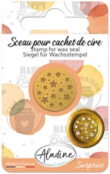 Aladine Siegelwachs Stempel Sterne - Kreativer Hobby Stempel