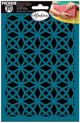 Aladine 3D Schablone A5 Geometrisch - Selbstklebendes Bastelmaterial