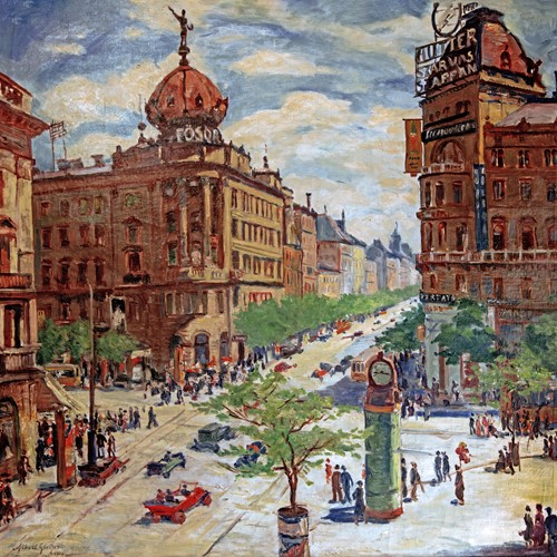 Grafika Albert Gleizes - Blick auf Budapest, 1904 - 1000 Teile