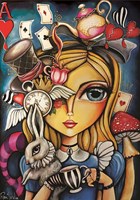 Magnolia Puzzle Alice - 1000 Teile Kunstwerk Jigsaw