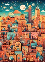 Alipson Puzzle Puzzle Amazing City 500 Teile multicolor