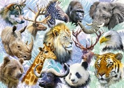 Alipson Puzzle Tierköpfe - 500 Teile