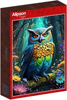 Alipson Puzzle Legespiel Blue Owl - 500 Teile - buntes Spielzeug-2
