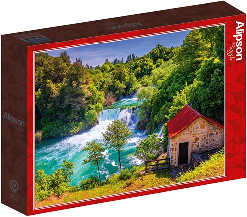 Alipson Puzzle Krka-Wasserfälle, Kroatien - 1000 Teile-2