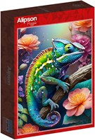 Alipson Puzzle Buntes Chamäleon - 500 Teile-2