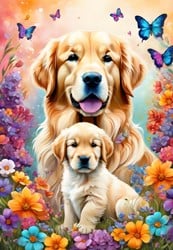 Alipson Puzzle Dogs - Maternal Love Collection - 1000 Teile