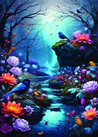 Alipson Puzzle Legespiel Enchanted Nature - 500 Teile Puzzle Spaß