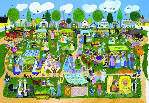 Alipson Puzzle Bauernmarkt - 1000 Teile