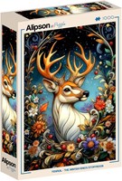 Alipson Puzzle Legespiel Fenruil Wintergeschichte 1000 Teile Karton-2