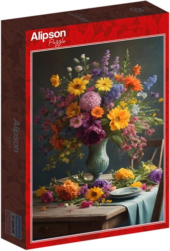 Alipson Puzzle Flower Bouquet - Puzzle 1000 Teile mehrfarbig-2
