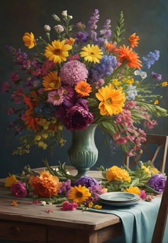 Alipson Puzzle Flower Bouquet - Puzzle 1000 Teile mehrfarbig