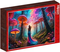 Alipson Puzzle Legespiel Forest Whimsy 500 Teile mehrfarbig-2