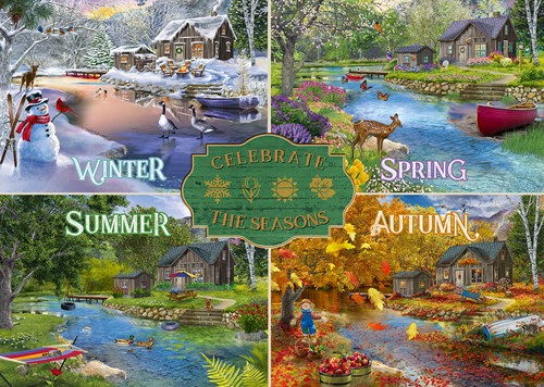 Alipson Puzzle Vier Jahreszeiten - 1000 Teile