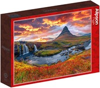 Alipson Puzzle Puzzle Kirkjufellsfoss Wasserfall Island 500 Teile-2