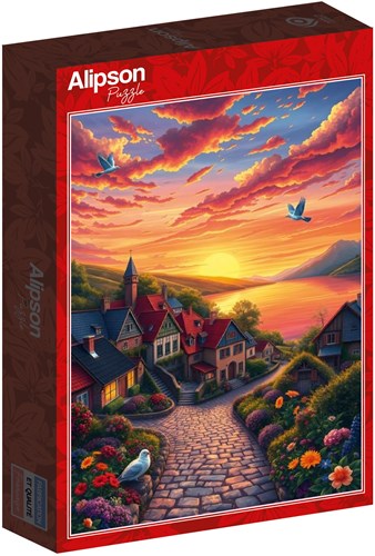 Alipson Puzzle Legespiel Lake View - 500 Teile multicolor-2