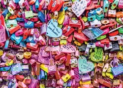 Alipson Puzzle Liebesschlösser - 1000 Teile