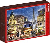 Alipson Puzzle Legespiel Old Paris - 1000 Teile - buntes Puzzlespaß-2