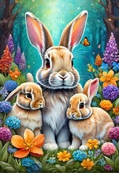 Alipson Puzzle Spring Bunnies - 1000 Teile