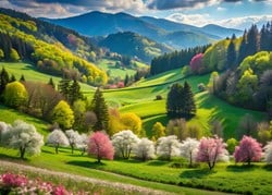 Alipson Puzzle Frühlingsspaziergang - 500 Teile