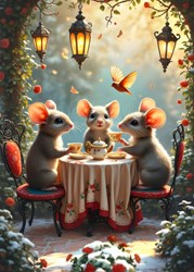 Alipson Puzzle Tea Time - Kinderpuzzle - Tee Thema