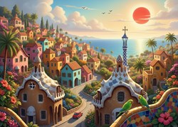 Alipson Puzzle Barcelona Traum Puzzle - 500 Teile