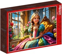 Alipson Puzzle Legespiel The Princess on her Throne - 500 Teile Karton-2