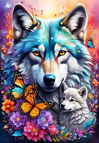 Alipson Puzzle Wolves - Maternal Love Collection - 1000 Teile