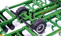 Siku Siku Amazone Centaur speelgoed grondbewerkingsmachine voor tractoren 1:32 metaal/kunststof groen draaibare pakkerrollen inklapbaar frame trouw aan de originele lak-2