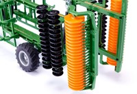 Siku Siku Amazone Centaur speelgoed grondbewerkingsmachine voor tractoren 1:32 metaal/kunststof groen draaibare pakkerrollen inklapbaar frame trouw aan de originele lak-3