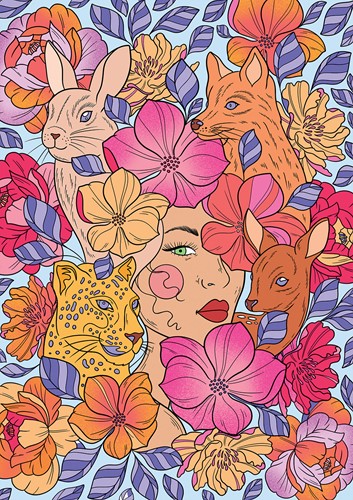 Hachette Amour Floral - 1000 Teile
