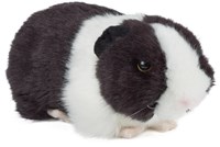 Living Nature Plüschtier Schwarzes Meerschweinchen - Kuscheltier
