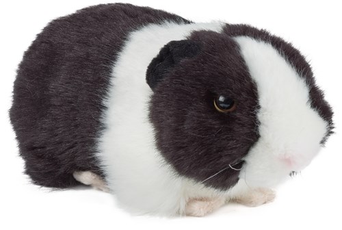 Living Nature Plüschtier Schwarzes Meerschweinchen - Kuscheltier
