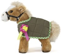 Living Nature Plüsch Pferd Stofftier mit Jacke 23cm Spielzeug