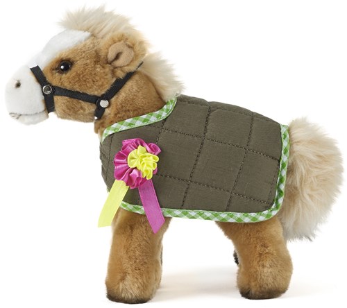 Living Nature Plüsch Pferd Stofftier mit Jacke 23cm Spielzeug