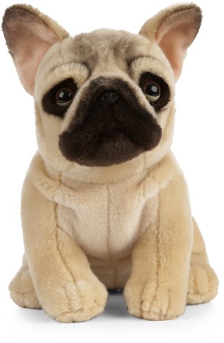 Living Nature Kuscheltier Sitzende Französische Bulldogge 20 cm
