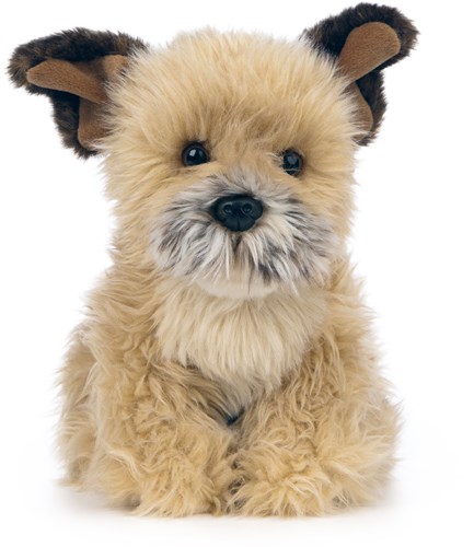 Living Nature Kuscheltier Border Terrier Hund umweltfreundlich Plüsch 22cm