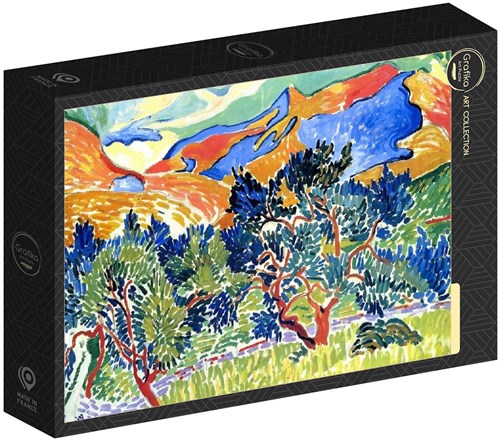 Grafika Puzzle André Derain - Die Berge bei Collioure - 500 Teile-2