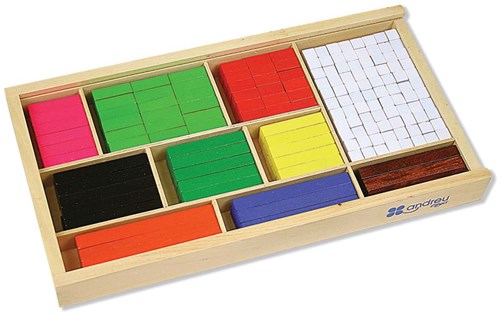 Andreu Toys Bruchstäbe Lernspielzeug Mathematik Set