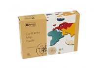 Andreu Toys Lernpuzzle - Weltkarte aus Karton - Kontinente-2