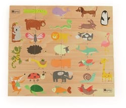 Andreu Toys ANDREU - Tierpuzzle Domino