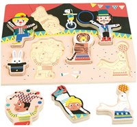 Andreu Toys Puzzle - dicke Karton Circus Puzzle für Kinder