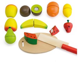 Andreu Toys Lernspiel - Mahlzeiten Obst Karton Spielzeug