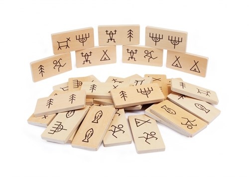 Andreu Toys Domino Spiel Lernspiel Karton Mehrfarbig Klassisch