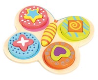 Andreu Toys Puzzle Schmetterling - pädagogisches Kartonspielzeug