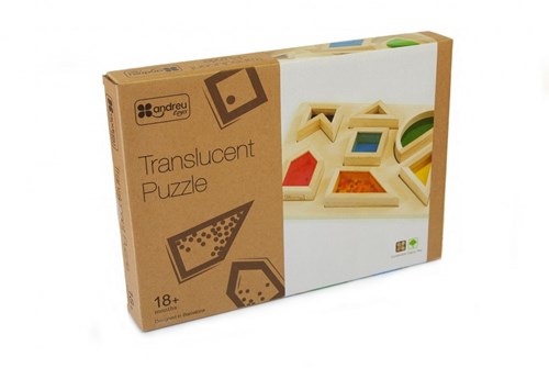 Andreu Toys Puzzle - Transparente Lernpuzzle aus Karton-2