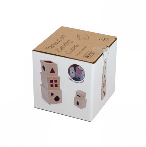 Andreu Toys Stapelblöcke - transparentes Lernspielzeug multicolor-2