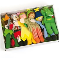 Andreu Toys Fingerpuppen Spielzeugset - 12 Charaktere - Lernspielzeug-2